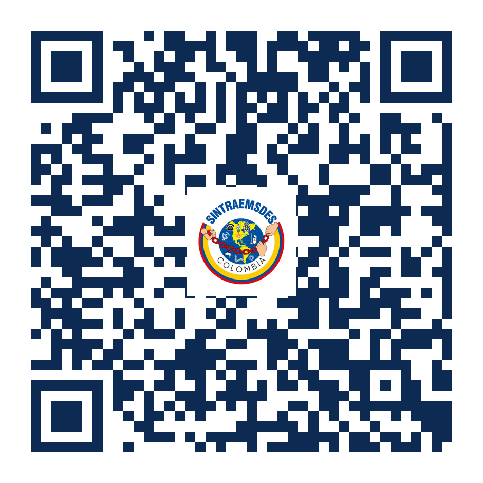 Código QR para escribir al WhatsApp del sindicato